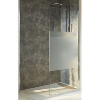 Душевое ограждение JACOB DELAFON CONTRA E22WD90-GA матовое 90x200 хром