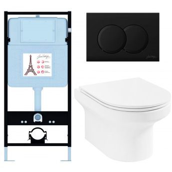 Инсталляция JACOB DELAFON ELITE E21743RU-BL с унитазом