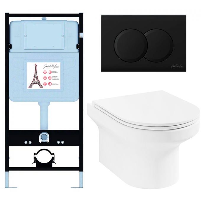 Инсталляция JACOB DELAFON ELITE с унитазом E21743RU-BL