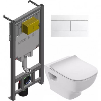 Комплект JACOB DELAFON STRUKTURA E21747RU-00 кнопка белая