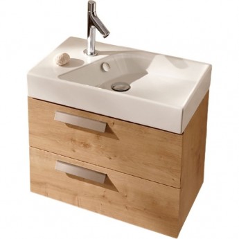 Подвесная раковина-столешница JACOB DELAFON RYTHMIK EXR112-Z-00 60x37 с тумбой