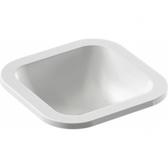 Раковина JACOB DELAFON VOX EYF102-00 39x39 встраиваемая, накладная белая