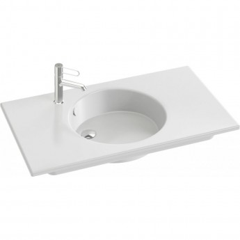 Раковина-столешница JACOB DELAFON ODEON RIVE GAUCHE EXAV112-Z-00 91х51 подвесная, встраиваемая белая