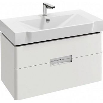 Раковина-столешница JACOB DELAFON REVE E4803-00 80x41 с тумбой белый лак