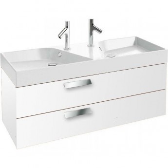 Раковина-столешница JACOB DELAFON RYTHMIK EXM112-Z-00 120x46 с тумбой белый лак