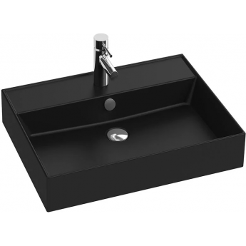 Раковина-столешница JACOB DELAFON VIVIENNE EXBH112-NGM 61х46 подвесная черный матовый