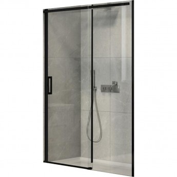 Раздвижная дверь JACOB DELAFON CONTRA E22C120-BL 120х195 профиль черный стекло прозрачное