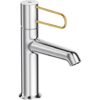 Смеситель JACOB DELAFON ODEON RIVE GAUCHE E21028-GLD-CP для раковины корпус хром ручка золото