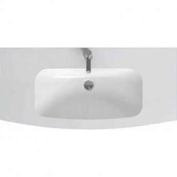 Стеклянная раковина JACOB DELAFON NONA EB1885RU-DE1 101х47 белый матовый