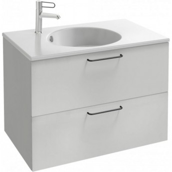 Тумба JACOB DELAFON ODEON RIVE GAUCHE EB2520-R9-N18 60 см с раковиной белый блестящий