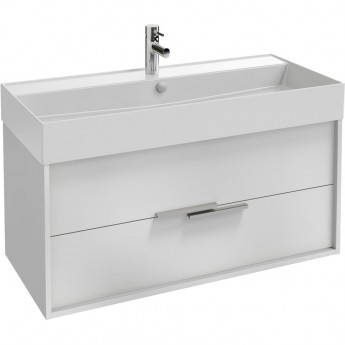 Тумба JACOB DELAFON VIVIENNE EB1508-N18-N18 под раковину, 100 см белый меламин