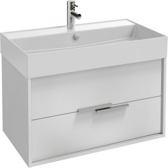 Тумба JACOB DELAFON VIVIENNE EB1507-N18-N18 под раковину, 80 см белый меламин